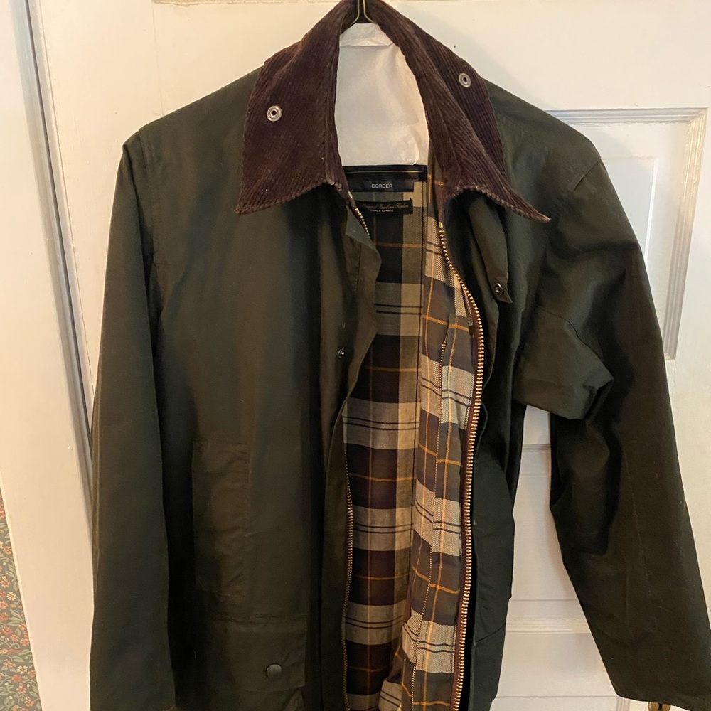 Barbour Border Dark Green Like New